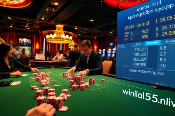 Experience the excitement at win55win.live with thrilling card games and vibrant casino atmosphere.