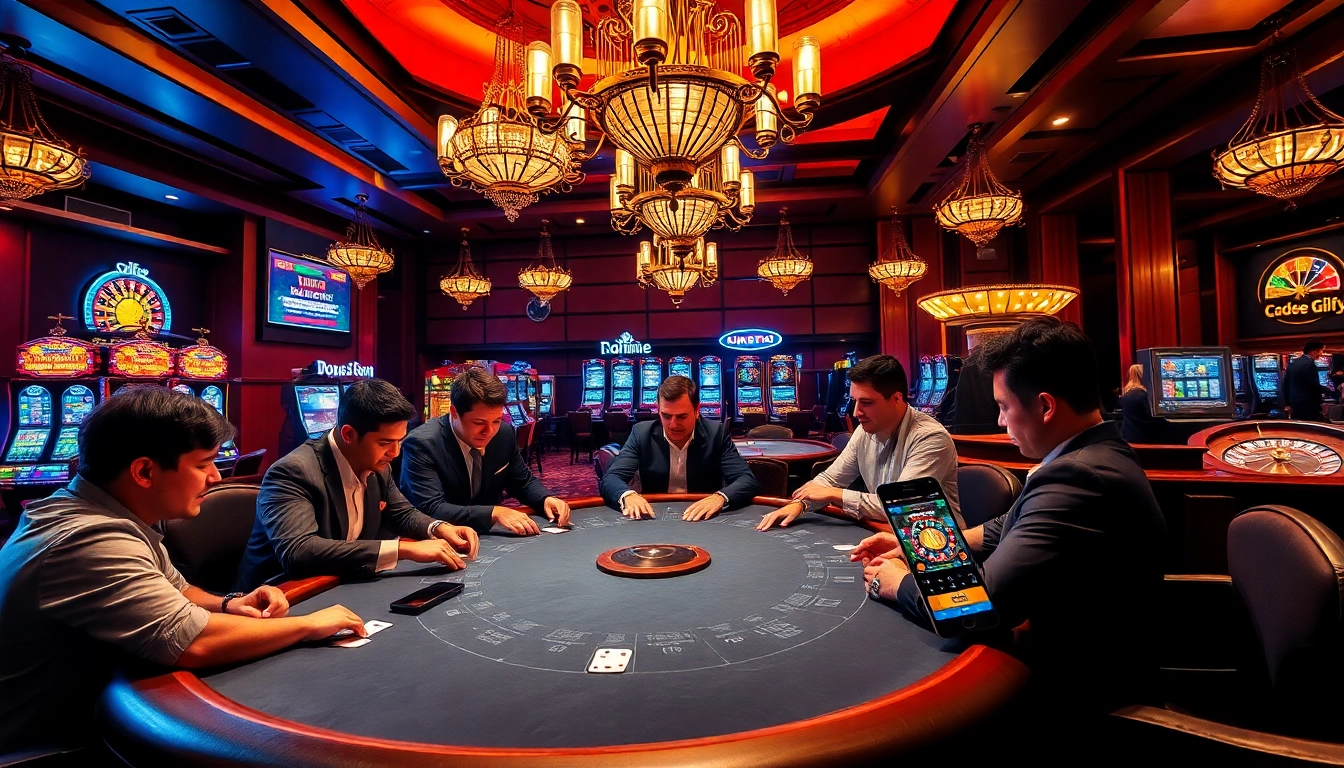 Experience high-stakes excitement at dom88.us.com with vibrant casino gaming visuals.